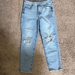 Old Navy Light Blue Straight Jeans
